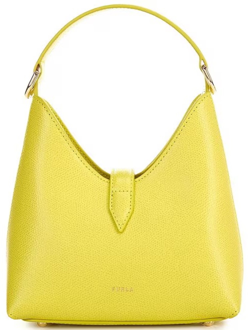 NWT Furla | Iride Mini Hobo Handle Bag | Mudec Yellow
